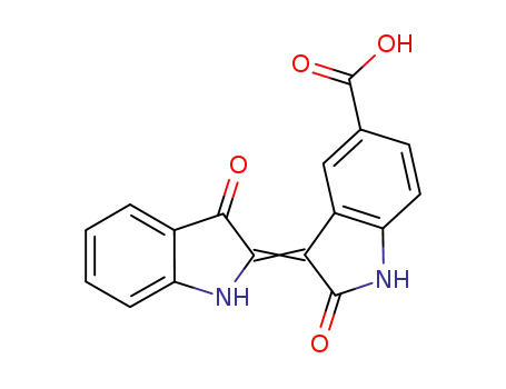 Molecular Structure of 1238056-78-4 (indirubin-5-carboxylic acid)