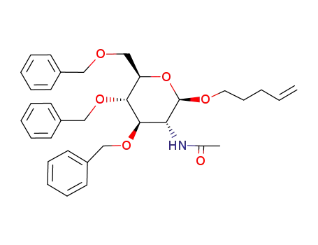 4'-pentenyl 2-acetamido-3,4,6-tri-O-benzyl-2-deoxy-β-D-glucopyranoside