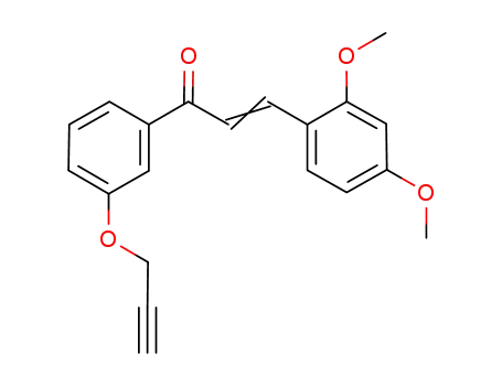 3-(2,4-dimethoxy-phenyl)-1-(3-prop-2-ynyloxy-phenyl)-propenone