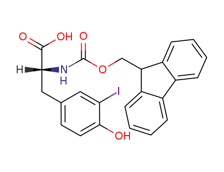 D-Tyrosine,N-[(9H-fluoren-9-ylmethoxy)carbonyl]-3-iodo-