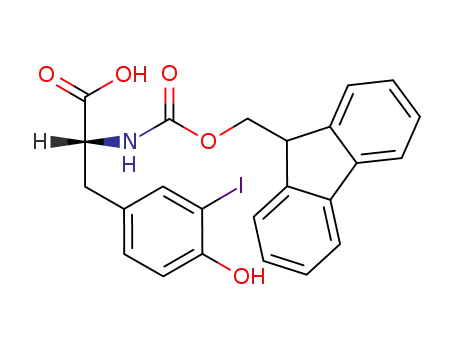 Molecular Structure of 244028-70-4 (FMOC-3-IODO-D-TYR-OH)