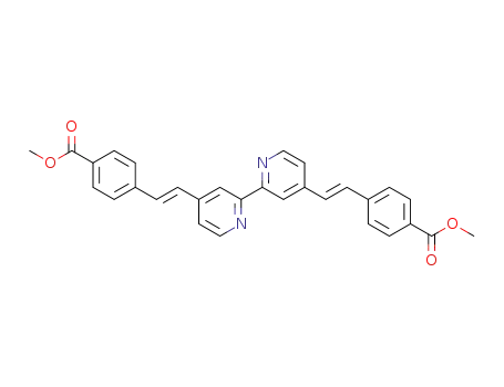 4,4'-bis[(E)-(p-methylcarboxy-styryl)]-2,2'-bipyridine