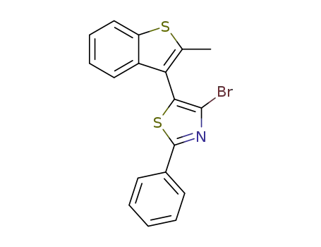 4-bromo-5-(2-methylbenzo[b]thiophen-3-yl)-2-phenylthiazole