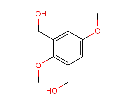 1,3-bis(hydroxymethyl)-4-iodo-2,5-dimethoxybenzene