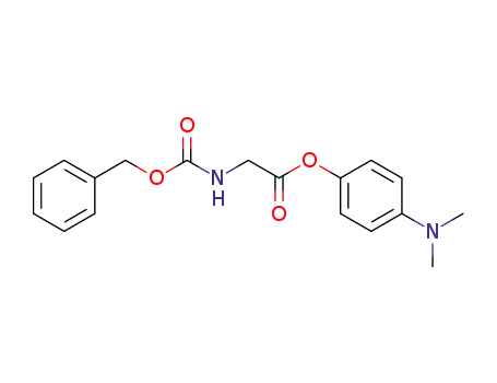 <i>N</i>-benzyloxycarbonyl-glycine-(4-dimethylamino-phenyl ester)