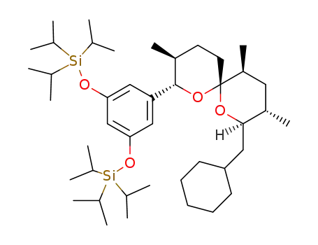 ((5-((2S,3S,6S,8S,9S,11S)-8-((S)-cyclohexyliodomethyl)-3,9,11-trimethyl-1,7-dioxaspiro[5.5]undecan-2-yl)-1,3-phenylene)bis(oxy))bis(triisopropylsilane)