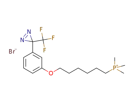 Molecular Structure of 1393743-80-0 (3-(3-(6-bromohexyloxy)phenyl)-3-(trifluoromethyl)-3H-diazirine)