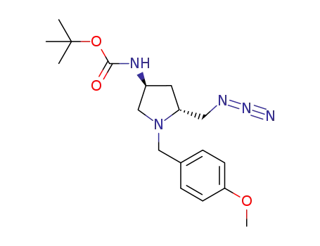 tert-butyl [(3S,5R)-5-(azidomethyl)-1-(4-methoxybenzyl)pyrrolidin-3-yl]carbamate