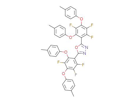 2,5-bis(2,3,5-trifluoro-4,6-bis(p-tolyloxy)phenyl)-1,3,4-oxadiazole