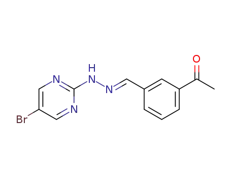 (E)-2-(3-acetylbenzylidene)-1-(5-bromopyrimidin-2-yl)hydrazine