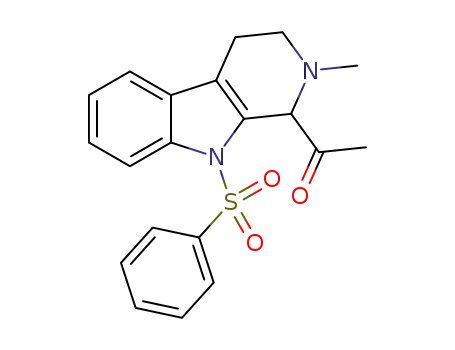 1-acetyl-2-methyl-9-phenylsulfonyl-2,3,4,9-tetrahydro-1H-pyrido[3,4-b]indole