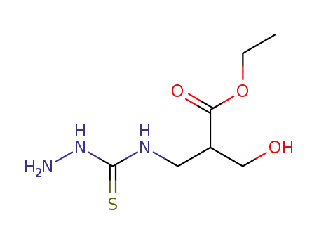 ethyl 3-{[tert-butyl(dimethyl)silyl]oxy}-2-{[(hydrazinocarbothioyl)amino]methyl}propanoate