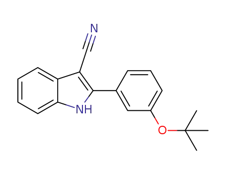 2-(3-tert-butoxyphenyl)-1H-indole-3-carbonitrile
