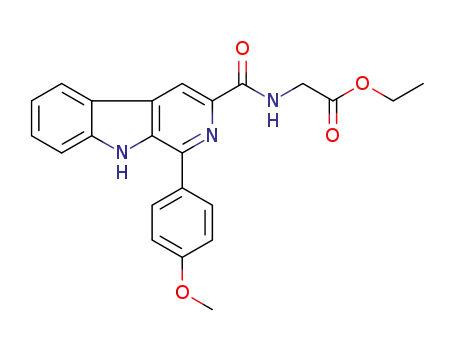 N-[1-(4-methoxyphenyl)-β-carboline-3-carbonyl]glycine ethyl ester