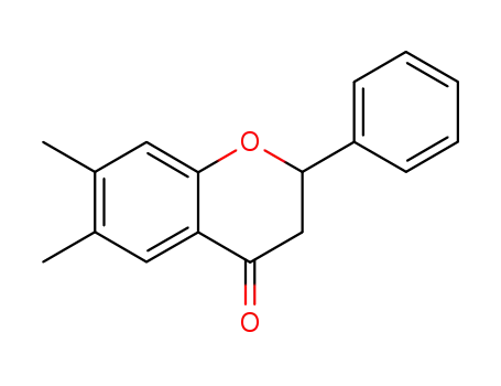 4H-1-Benzopyran-4-one, 2,3-dihydro-6,7-dimethyl-2-phenyl-