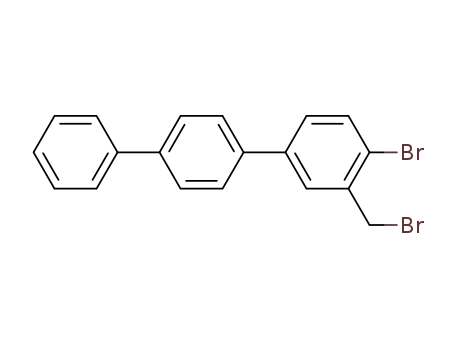 Molecular Structure of 1422181-28-9 (4-bromo-3-bromomethyl-p-terphenyl)