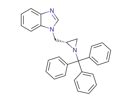 N-[(1-tritylaziridin-(2S)-yl)methyl]-1H-benzimidazole