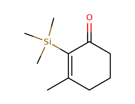 2-Cyclohexen-1-one, 3-methyl-2-(trimethylsilyl)-