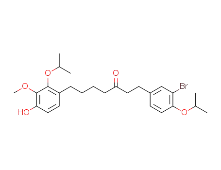 1-(3-bromo-4-isopropoxyphenyl)-7-(4-hydroxy-2-isopropoxy-3-methoxyphenyl)heptan-3-one