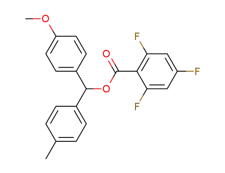 4-methoxy-4′-methylbenzhydryl 2,4,6-trifluorobenzoate