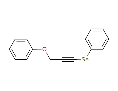Molecular Structure of 844691-90-3 (Benzene, [(3-phenoxy-1-propynyl)seleno]-)