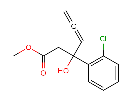 methyl 3-(2-chlorophenyl)-3-hydroxyhexa-4,5-dienoate
