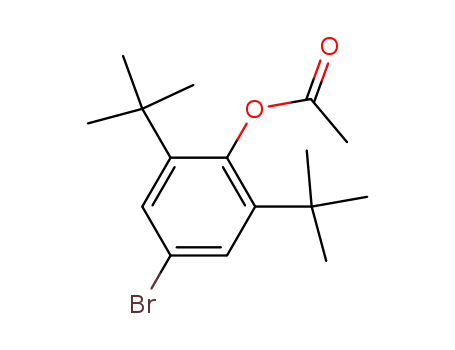Phenol, 4-bromo-2,6-bis(1,1-dimethylethyl)-, acetate