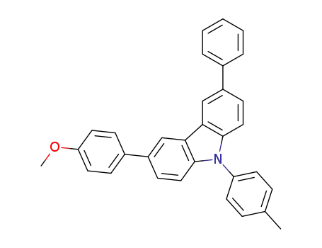 3-phenyl-6-(4-methoxyphenyl)-N-(4-methylphenyl)carbazole
