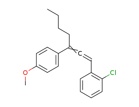 1-chloro-2-(3-(4-methoxyphenyl)hepta-1,2-dienyl)benzene