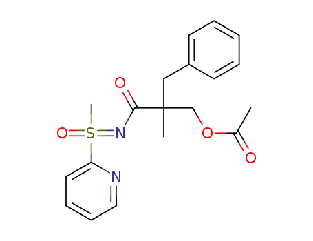 N-[3-acetoxy-2-benzyl-2-methylpropanoyl]-S-methyl-S-2-pyridylsulfoximine