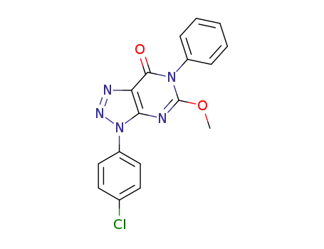 3-(4-chlorophenyl)-5-methoxy-6-phenyl-3,6-dihydro-7H-1,2,3-triazolo[4,5-d]pyrimidin-7-one