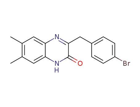 3-(4-bromobenzyl)-6,7-dimethylquinoxalin-2(1H)-one
