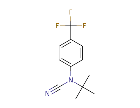 N-(tert-butyl)-N-(4-(trifluoromethyl)phenyl)cyanamide