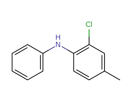 Molecular Structure of 1449248-80-9 (2-chloro-4-methyl-N-phenylaniline)