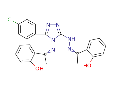 NC(C<sub>6</sub>H<sub>4</sub>Cl)N<sub>2</sub>CNH(NC(CH<sub>3</sub>)C<sub>6</sub>H<sub>4</sub>OH)2