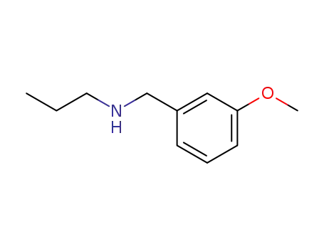 Molecular Structure of 764651-75-4 (N-(3-METHOXYBENZYL)PROPAN-1-AMINE)