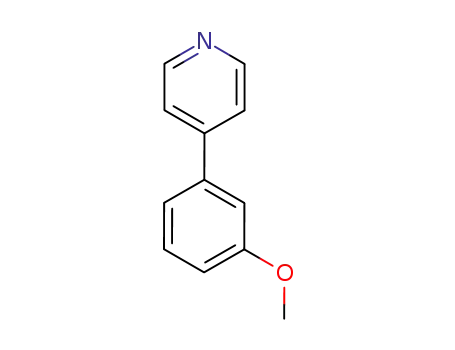 Molecular Structure of 4373-68-6 (4-(3-methoxyphenyl)pyridine)