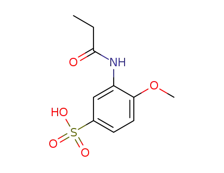 4-methoxy-3-propionamidobenzenesulphonic acid