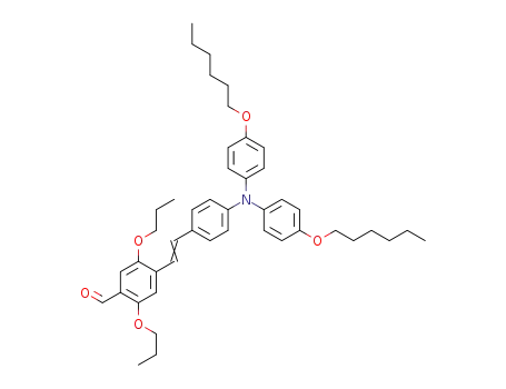 4-(4-(bis(4-(hexyloxy)phenyl)amino)styryl)-2,5-dipropoxybenzaldehyde