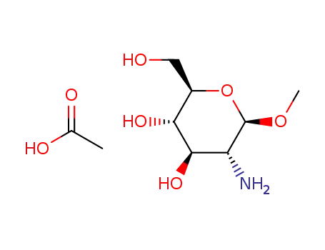 1-O-methyl-2-amino-2-deoxy-β-D-glucopyranoside acetic acid