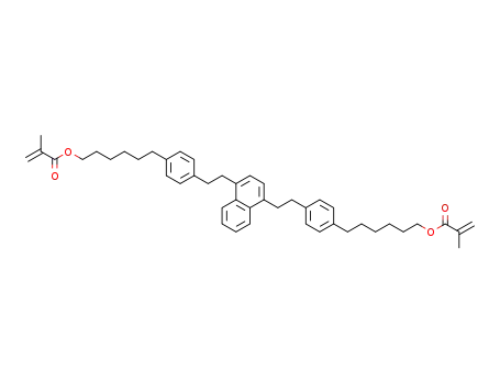 6-(4-{2-[4-(2-{4-[6-(2-methylacryloyloxy)hexyl]phenyl}ethyl)naphthalen-1-yl]ethyl}phenyl)hexyl 2-methylacrylate