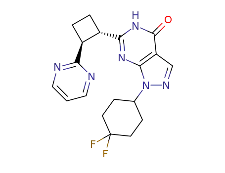 C<sub>19</sub>H<sub>20</sub>F<sub>2</sub>N<sub>6</sub>O