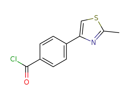 4-(2-METHYL-1,3-THIAZOL-4-YL)벤조일 클로라이드