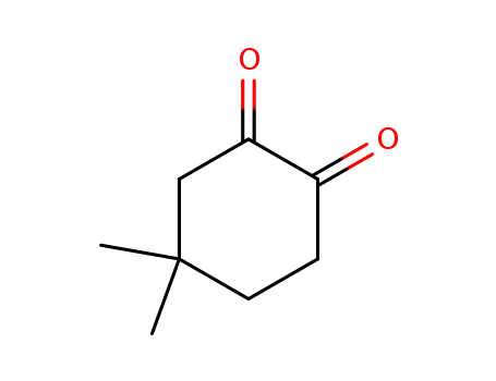 Molecular Structure of 563-20-2 (5,5-dimethylcyclohexane-1,2-dione)
