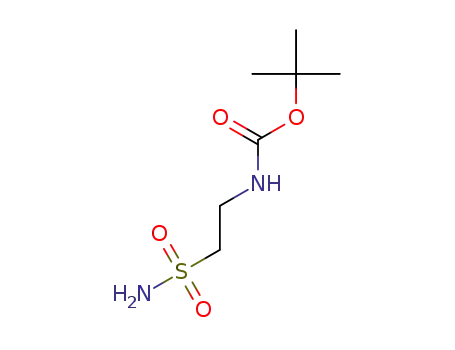 Molecular Structure of 1375279-51-8 (tert-butyl (2-sulfamoylethyl)carbamate)