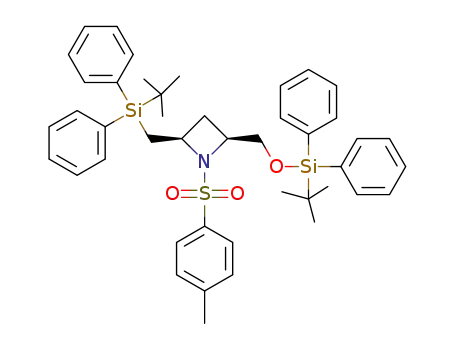 Molecular Structure of 1379039-08-3 (C<sub>44</sub>H<sub>53</sub>NO<sub>3</sub>SSi<sub>2</sub>)