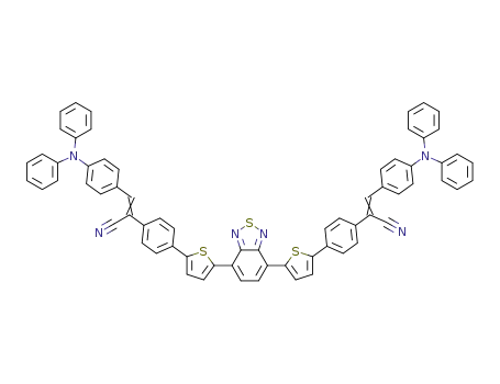 4,7-bis{5-{4-{2-[4-(N,N-diphenylamino)phenyl]-1-nitrilethenyl}phenyl}-2-thienyl}-2,1,3-benzothiadiazole
