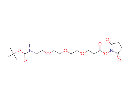 Molecular Structure of 778648-12-7 (O-[2-(Boc-amino)ethyl]-Oμ-[3-(N-succinimidyloxy)-3-oxopropyl]polyethylene  glycol  5000)