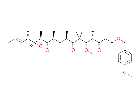 (1S,2S,7S,8R,9S)-1,9-dihydroxy-7-methoxy-11-[(4-methoxybenzyl)-oxy]-2,4,6,6,8-pentamethyl-1-{2-methyl-3-[(S)-4-methylpent-3-en-2-yl]oxiran-2-yl}undecan-5-one