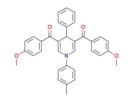 (4-phenyl-1-(p-tolyl)-1,4-dihydropyridine-3,5-diyl)-bis((4-methoxyphenyl)methanone)